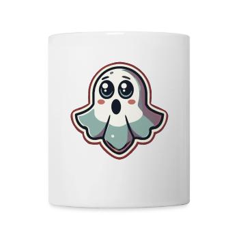 Erschrockenes Gespenst Lustiges Geister Design - Tasse - Weiß - Vorne