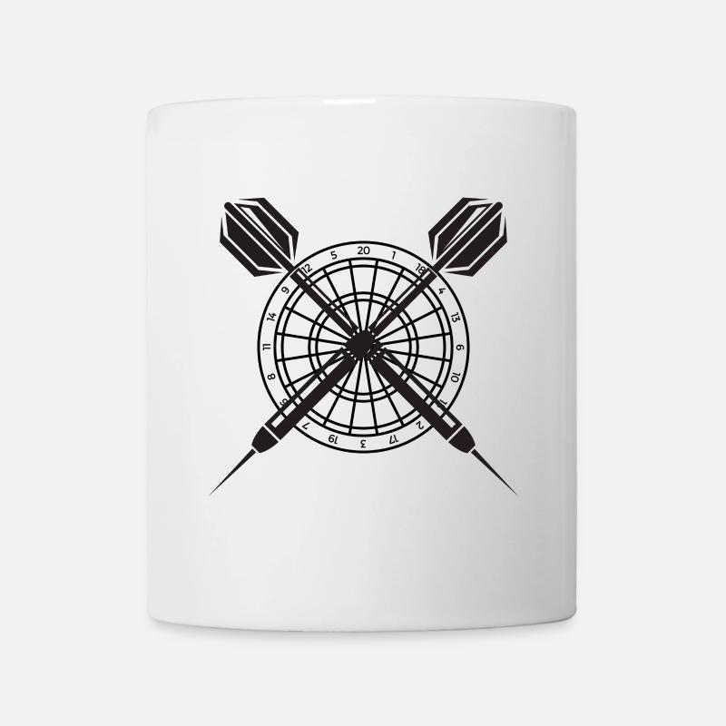 Crossing darts - Mug - white
