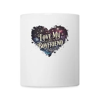 Ich Liebe Meinen Freund Alles Gute Zum - Tasse - Weiß - Vorne