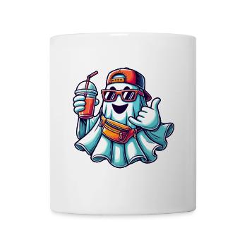 Boo-Jee Fantôme Drôle Fantôme à la mode - Mug blanc - blanc - Devant