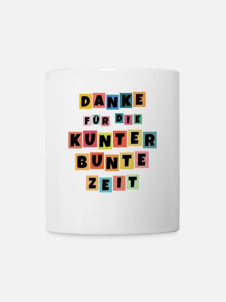Abschiedsgeschenk Kita Kindergarten Erzieher - Tasse - Weiß