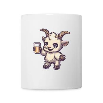 Mountain Goat Beer Pixel - Mug - white - Front