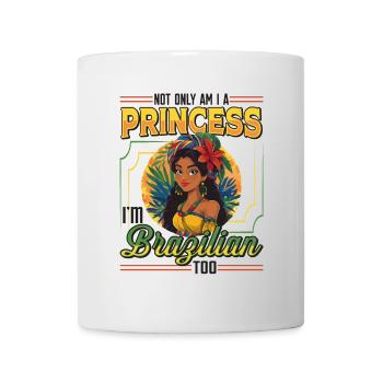 Mädchen Brazilianische Herkunft Brasilien - Tasse - Weiß - Vorne