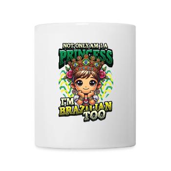 Mädchen Brazilianische Herkunft Brasilien - Tasse - Weiß - Vorne