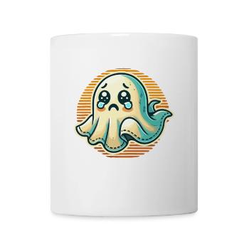 Sad Ghost Funny Ghost Design - Mug - white - Front