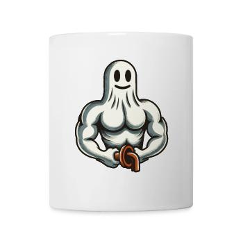 Bodybuilding Ghost Funny Gym Ghost - Mug - white - Front