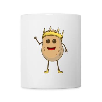 Kartoffel Kartoffeln Gemüse König - Tasse - Weiß - Vorne
