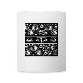 Gloomy Eyes Creepy Halloween Design - Mug - white - Front