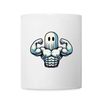 Bodybuilding Ghost Funny Gym Ghost - Mug - white - Front