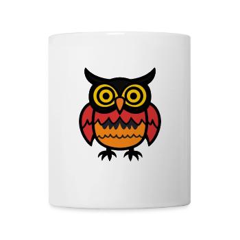Owl Halloween Comic Funny - Mug - white - Front