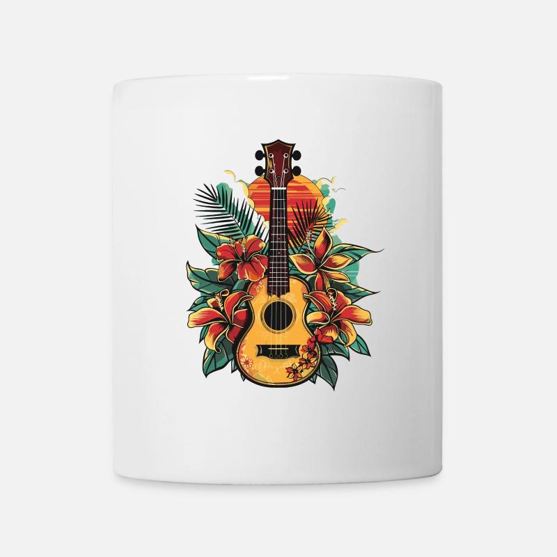 Ukulélé - Mug blanc - blanc