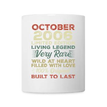 2006 October 2006 birthday October 2006 Original - Mug - white - Front