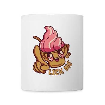 Lick Me Maker Gelato Dessert glacé Lover Ice - Mug blanc - blanc - Devant