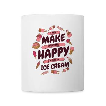 Kann nicht jeden glücklich machen Hersteller Gelato Lover Eis - Tasse - Weiß - Vorne