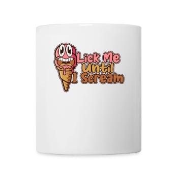 Lèche-moi jusqu’à ce que je crie Maker Gelato Frozen - Mug blanc - blanc - Devant