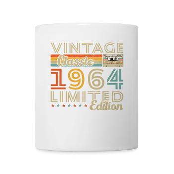 1964 Vintage Retro Geburtstagsgeschenk - Tasse - Weiß - Vorne