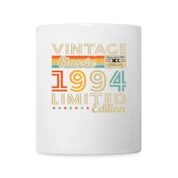 1994 Vintage Retro Geburtstagsgeschenk - Tasse - Weiß - Vorne