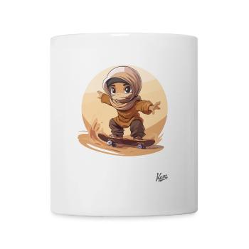 Desert Sand Skateboarding: Everywhere on the Slopes - Mug - white - Front