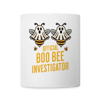 Offizieller Boo Bienen Untersucher Lustiges Spruch - Tasse - Weiß - Vorne