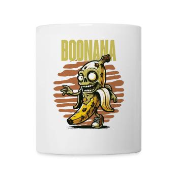 Lustiges Bananen Zombie Boonana Halloween Deko - Tasse - Weiß - Vorne