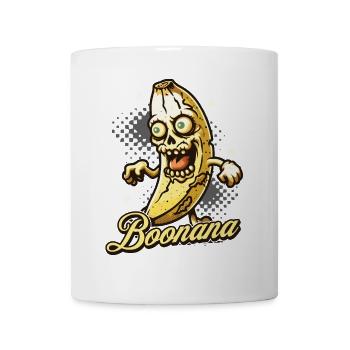 Lustiges Bananen Zombie Halloween Kostüm Deko - Tasse - Weiß - Vorne