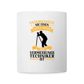 Arpenteur Vieil Homme Arpenteur - Mug blanc - blanc - Devant