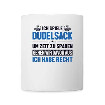 Dudelsackspieler hat immer Recht Blowpipe Player - Mug blanc - blanc - Devant