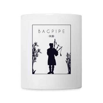 Cornemuse Chinoise Hanzi Sarbacane Great Highland - Mug blanc - blanc - Devant