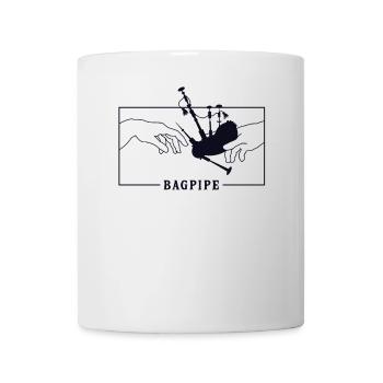 Michel-Ange Création d’Adam Cornemuse Sarbacane - Mug blanc - blanc - Devant