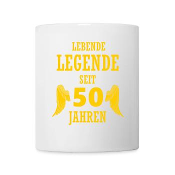 Légende vivante 50 ans 50e anniversaire drôle - Mug blanc - blanc - Devant