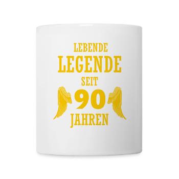 Légende vivante 90 ans 90e anniversaire drôle - Mug blanc - blanc - Devant
