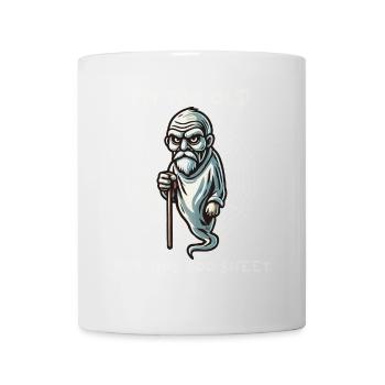 vieux Boo feuille drôle dire Design - Mug blanc - blanc - Devant