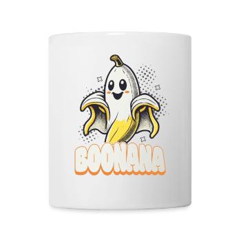 Lustiges Bananen Gespenst Geister Boonana - Tasse - Weiß - Vorne