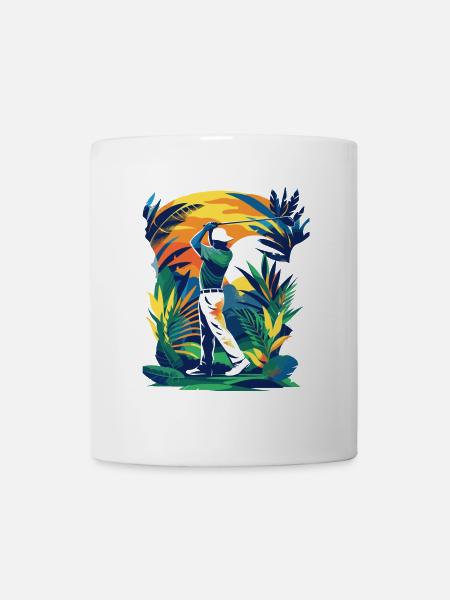 Golfer - Tasse - Weiß