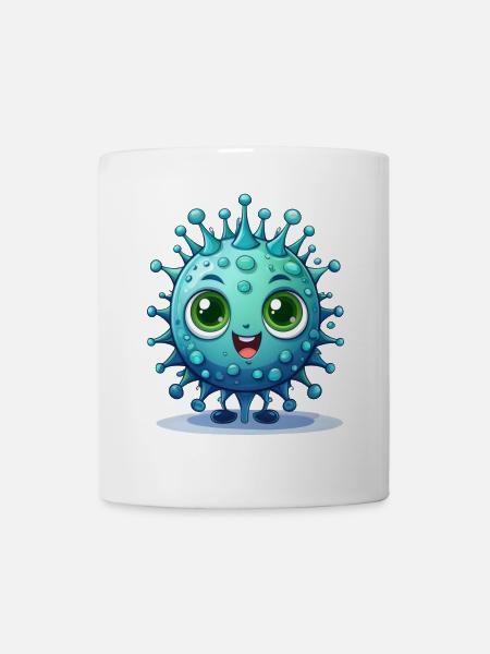 Virus oder Bakterium - Tasse - Weiß
