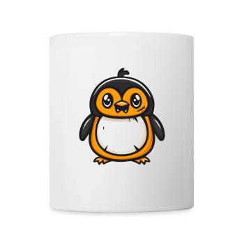 Pingouin Halloween Bande dessinée drôle - Mug blanc - blanc - Devant