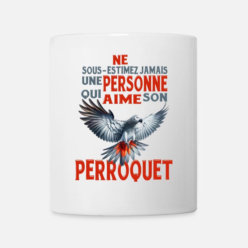 Parrot t-shirt - Mug - white