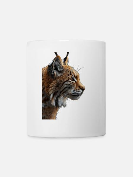 Rotluchs - Tasse - Weiß