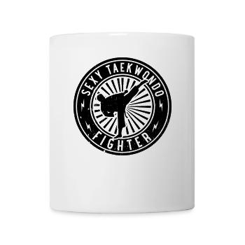 Combattant de Taekwondo sexy - Mug blanc - blanc - Devant