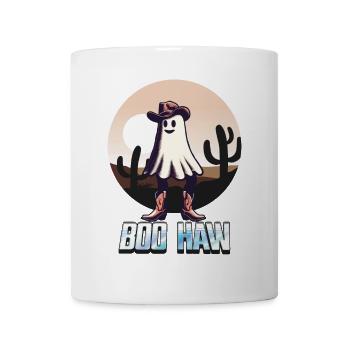 Funny Cowboy Ghost Says Boo Haw - Mug - white - Front