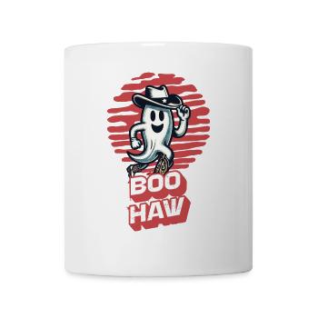 Funny Cowboy Ghost Says Boo Haw Costume Idea - Mug - white - Front