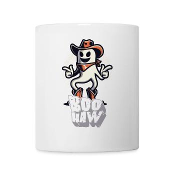 Cool Cowboy Ghost Says Boo Haw - Mug - white - Front