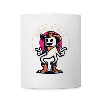 Boo Y’all Cowboy Fantômes Bonne Humeur Fantômes - Mug blanc - blanc - Devant