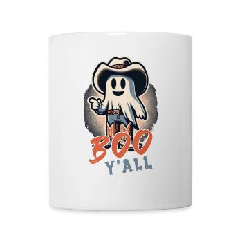 Boo Y’all Cowboy Fantômes Bonne Humeur Fantômes - Mug blanc - blanc - Devant