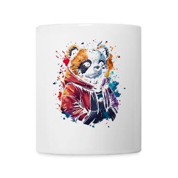 Hip Hop Bear Vintage Urban Streetwear - Mug - white - Front