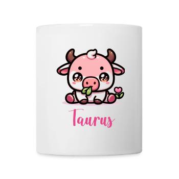 Cute Taurus Zodiac Astrology Gift - Mug - white - Front
