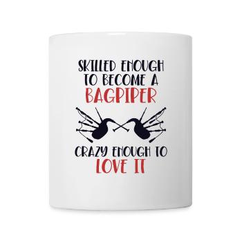 Assez habile pour devenir une sarbacane de cornemuse - Mug blanc - blanc - Devant