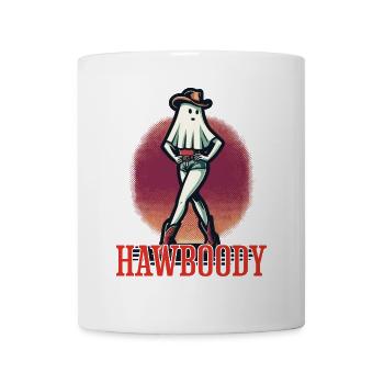 Cowboy Girl Ghost Funny Pun Saying - Mug - white - Front