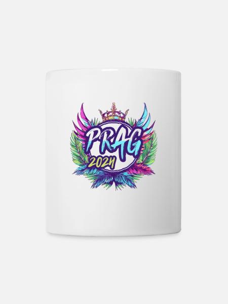 Prag 2024 Bunt - Tasse - Weiß