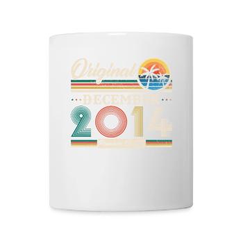 December 2014 Vintage Retro Birthday Gift - Mug - white - Front